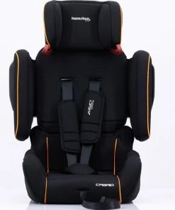 Hamilton By Yoop Cabrio Premium Opvouwbare Autostoel – Veilig, Comfortabel En Lichtgewicht Autozitje – Groep I, II, III Autostoeltje Voor 9 Maanden Tot 12 Jaar – Neon Oranje – ISOFIX Kliksysteem - 1e Opvouwbare Autostoel Ter Wereld -Sophie Shop 550x634 2