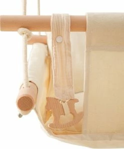Hippe Schommels Baby / Kinder Schommel - Baby Swing OffWhite - Ergonomische Schommelstoel - Inclusief Zachte Kussens, Veiligheidsriem En Bevestigingsmaterialen -Sophie Shop 550x636 3