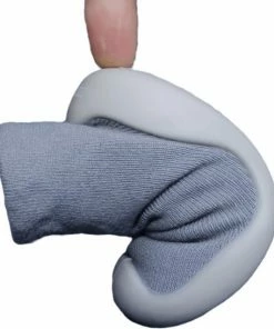 Merkloos Antislip Baby Schoentjes - Eerste Loopschoentjes - Maat 22,5 - 12-18 Maanden 13.5 Cm - Grijs -Sophie Shop 550x637 4