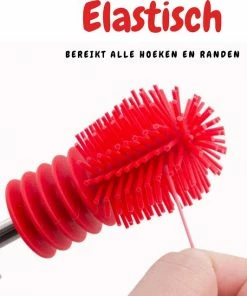 HMerch Flessenborstel - Siliconen Fles Borstel - Flesborstel Baby - Babyfles Borstel - Baby Fles Reiniger - Pijpenborstel - Blauw -Sophie Shop 550x638