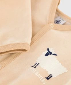 Petit Bateau Babyslaappakje Met Schapen In Fluweel Unisex Boxpak - Maat 68 -Sophie Shop 550x641