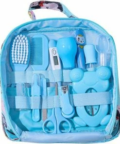 SCHEF MAN 13-in-1 Baby Verzorgingsset | Manicureset | Babyshower | Kraamcadeau - Blauw -Sophie Shop 550x642 1