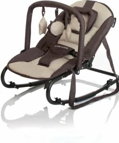 Wipstoel Little World Stardust Brown 'n Beige (incl. Speelboog) -Sophie Shop 550x643 2