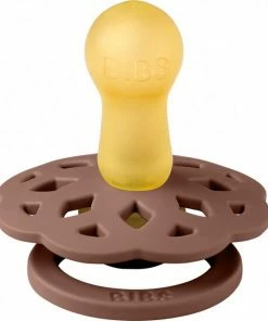 BIBS - Boheme Fopspeen Natuurlijk Rubber (2 Stuks) Woodchuck/Blush -Sophie Shop 550x645 5