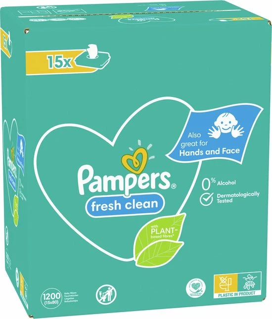 Pampers - Fresh Clean - Billendoekjes - 3600 Doekjes - 45 X 80 12 Pampers - Fresh Clean - Billendoekjes - 3600 Doekjes - 45 X 80 - Afbeelding 10