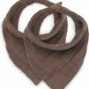 Jollein Slab Bandana - Wrinkled - Chestnut - 2 Stuks -Sophie Shop 550x646