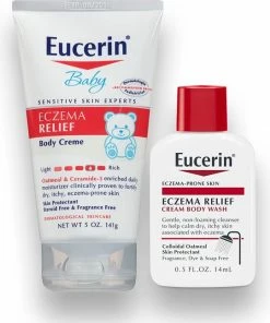 Eucerin Baby Eczema Baby Cream - Baby Was Gel - Tegen Eczeem - Verzacht De Huid - Baby Cr Me Duo Pack