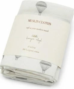 Konges Sl?jd Hydrofiele Doeken Parachute Creme 3 Pcs - Konges Slojd