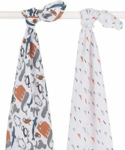 Jollein Hydrofiel Multidoek Polar 115x115cm - 2 Stuks