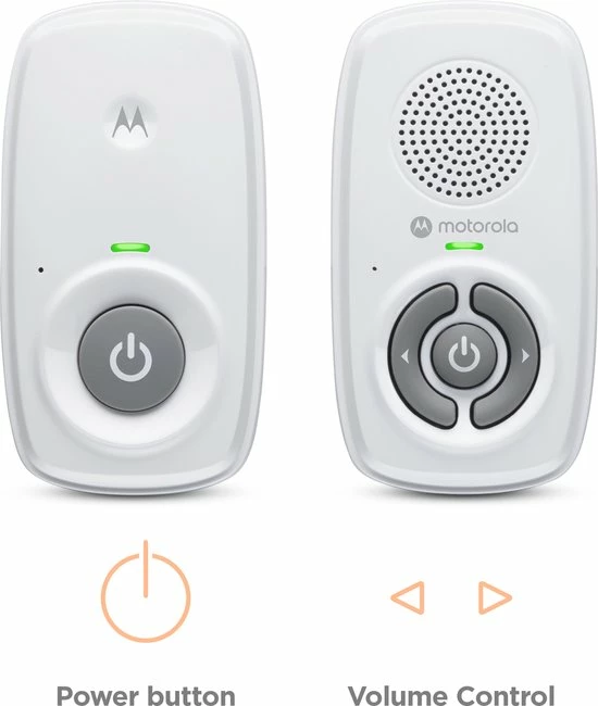 Motorola Nursery Babyfoon - AM21 Audio - Wit - Audio Observatie - Hooggevoelige Microfoon - ECO Modus - DECT Technologie - Tot 300 Meter 13 Motorola Nursery Babyfoon - AM21 Audio - Wit - Audio Observatie - Hooggevoelige Microfoon - ECO Modus - DECT Technologie - Tot 300 Meter - Afbeelding 11