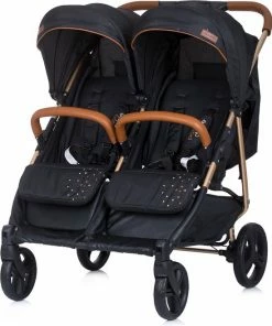Duo Kinderwagen 0+ New Borns Chipolino Passo Doble Zwart -Sophie Shop 550x658 2