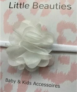 Little Beauties - Zacht Haarbandje - Wit - Baby - Peuter - Newborn - Babygift - Kraamkado - Meisje - Bloemetje 5 Little Beauties - Zacht Haarbandje - Wit - Baby - Peuter - Newborn - Babygift - Kraamkado - Meisje - Bloemetje -Sophie Shop 550x679 2
