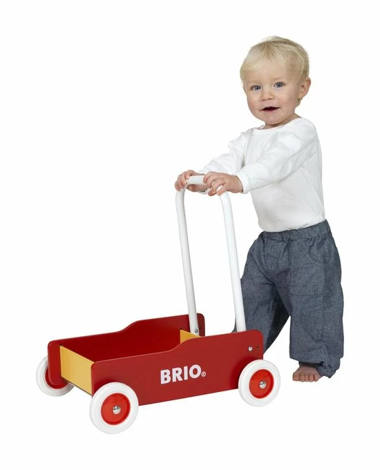 BRIO Geel/rode Loopwagen - 31350 10 BRIO Geel/rode Loopwagen - 31350 - Afbeelding 8