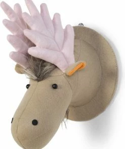 Childhome - Childhome Dierenkop Muurornament Vilt 22x38 Cm -