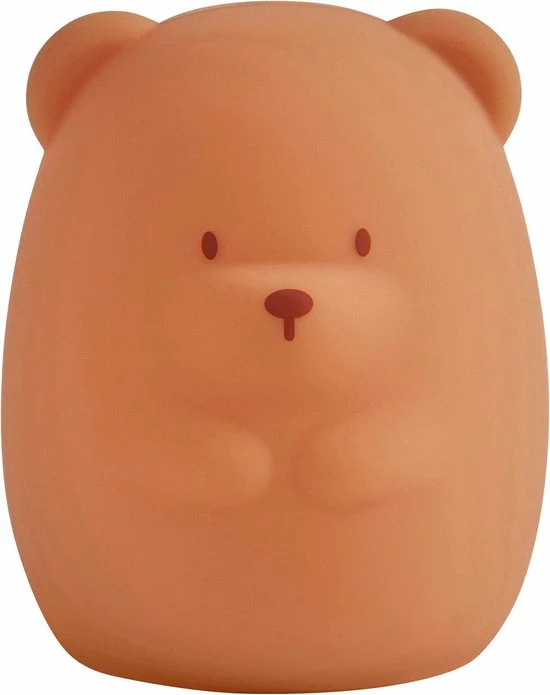 Nattou Silicone - Nachtlamp Voor Baby's - Beer - 11 Cm - Oranje 3 Nattou Silicone - Nachtlamp Voor Baby's - Beer - 11 Cm - Oranje