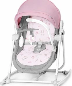 Kinderkraft Nola 5in1 Wieg - Wipstoel - Schommelstoel Peony Rose