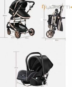 Merkloos Lioretti Luxe Baby Buggy 3 In 1 | Baby Wagen | Kinderwagen Met Stoel En Wieg | Inklapbaar | Hoge Kwaliteit | Combi | Zwart 35 Merkloos Lioretti Luxe Baby Buggy 3 In 1 | Baby Wagen | Kinderwagen Met Stoel En Wieg | Inklapbaar | Hoge Kwaliteit | Combi | Zwart -Sophie Shop 550x699 3