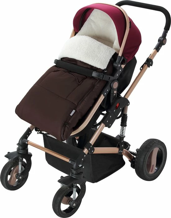Monzana Kinderwagen Voetenzak MET Opbergtas - Teddy Bruin - 93 X 56 Cm 14 Monzana Kinderwagen Voetenzak MET Opbergtas - Teddy Bruin - 93 X 56 Cm - Afbeelding 12