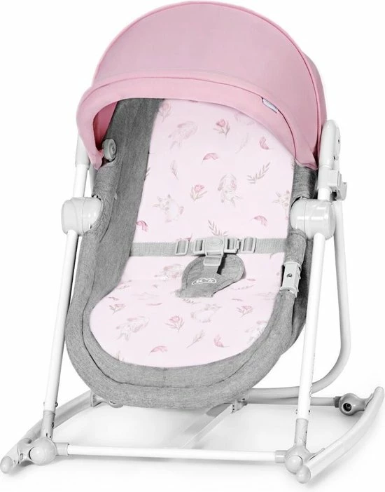 Kinderkraft Nola 5in1 Wieg - Wipstoel - Schommelstoel Peony Rose 5 Kinderkraft Nola 5in1 Wieg - Wipstoel - Schommelstoel Peony Rose - Afbeelding 3
