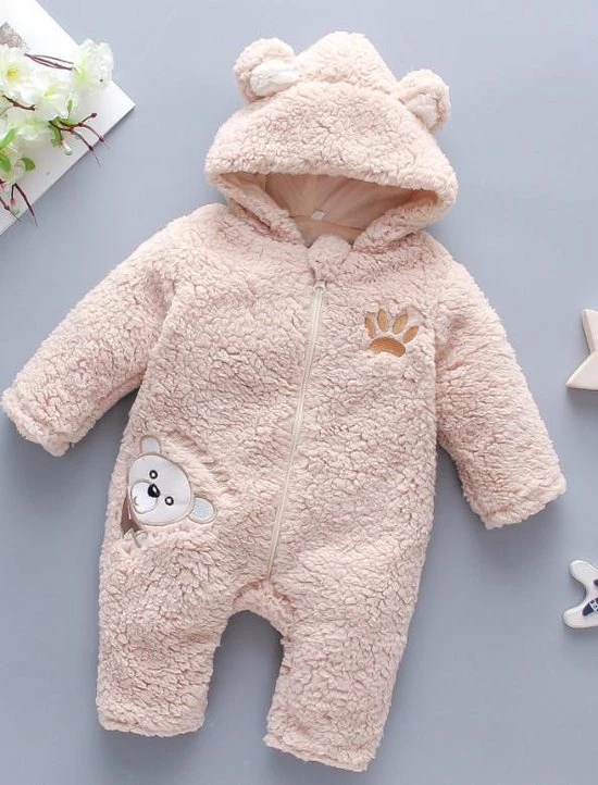 Budino Luxe Baby Pyjama Romper Onesie Dear Beer Dier - Bruin - 6 Mnd 9 Budino Luxe Baby Pyjama Romper Onesie Dear Beer Dier - Bruin - 6 Mnd - Afbeelding 7