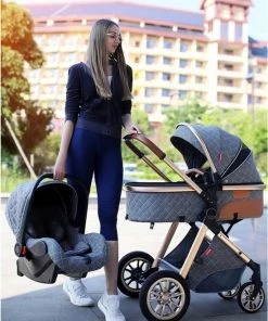 Hoobi? Hoobi - 3 In 1 Kinderwagen Luxe Kinderwagen - Buggy Wandelwagen - Multifunctioneel Opklapbaar Incl Autostoel Grijs -Sophie Shop 550x724 2