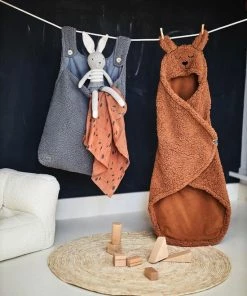 Jollein Hydrofiel Multidoek Spot 115x115cm - Caramel - 2 Stuks -Sophie Shop 550x728