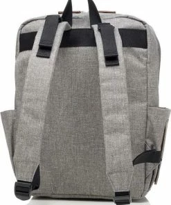 Babymel Luiertas Rugzak/rugtas George Grey/Black -Sophie Shop 550x728 4
