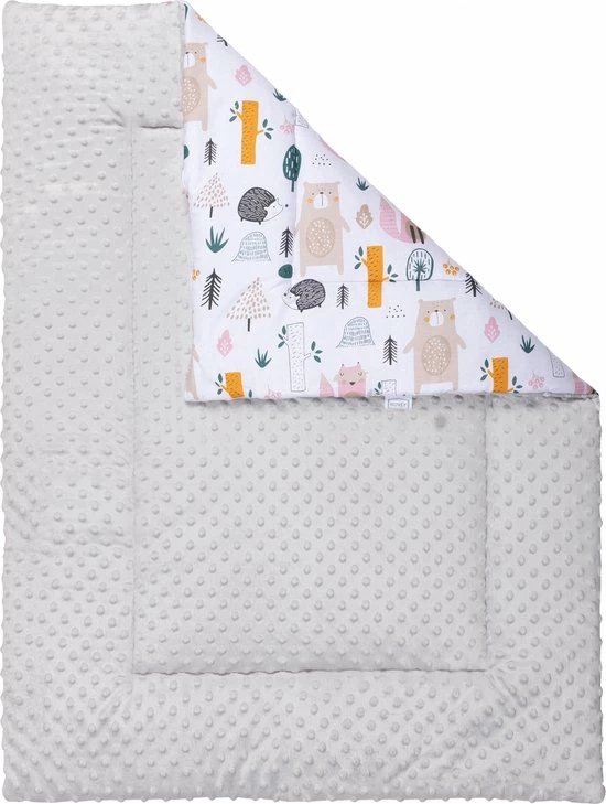 Nov?y Nov Y - Boxkleed 75x95 Cm - Bos Dieren - Bosdieren - Grijs 10 Nov?y Nov Y - Boxkleed 75x95 Cm - Bos Dieren - Bosdieren - Grijs - Afbeelding 8