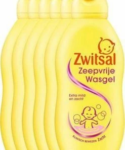 Zwitsal Zeepvrije Wasgel - 6 X 200 Ml - Voordeelverpakking