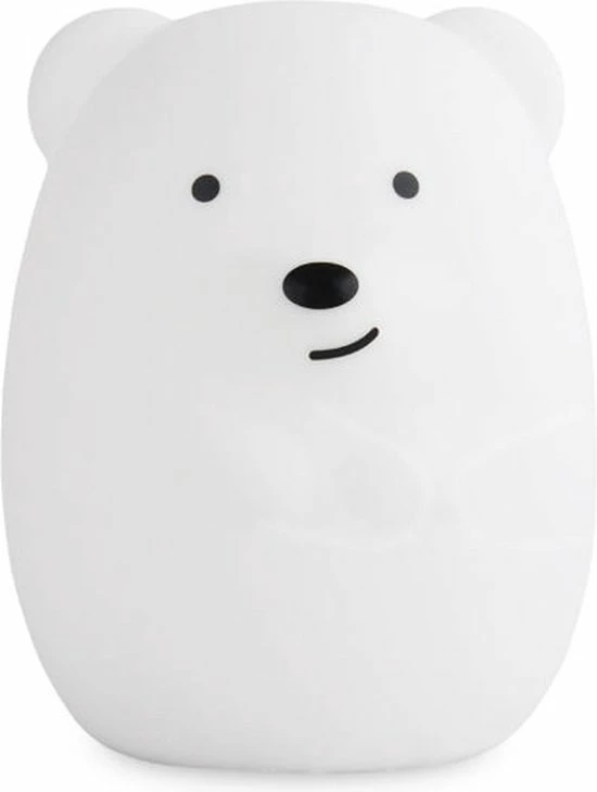 VIO Products - Nachtlampje Beer - Zacht Kinderlampje - 8 LED Kleuren Kinderkamer - Dimbaar - BPA Vrij - Kindvriendelijk - Milieuvriendelijk - Baby Cadeau 4 VIO Products - Nachtlampje Beer - Zacht Kinderlampje - 8 LED Kleuren Kinderkamer - Dimbaar - BPA Vrij - Kindvriendelijk - Milieuvriendelijk - Baby Cadeau - Afbeelding 2