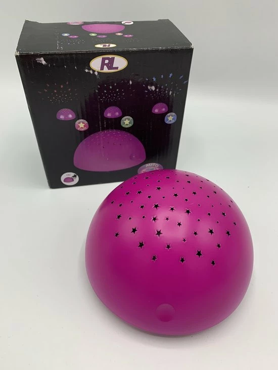 RL Sterren Projector | 4 Kleuren Led Op Batterijen | Roze | Sterretjes Nachtlamp 3 RL Sterren Projector | 4 Kleuren Led Op Batterijen | Roze | Sterretjes Nachtlamp