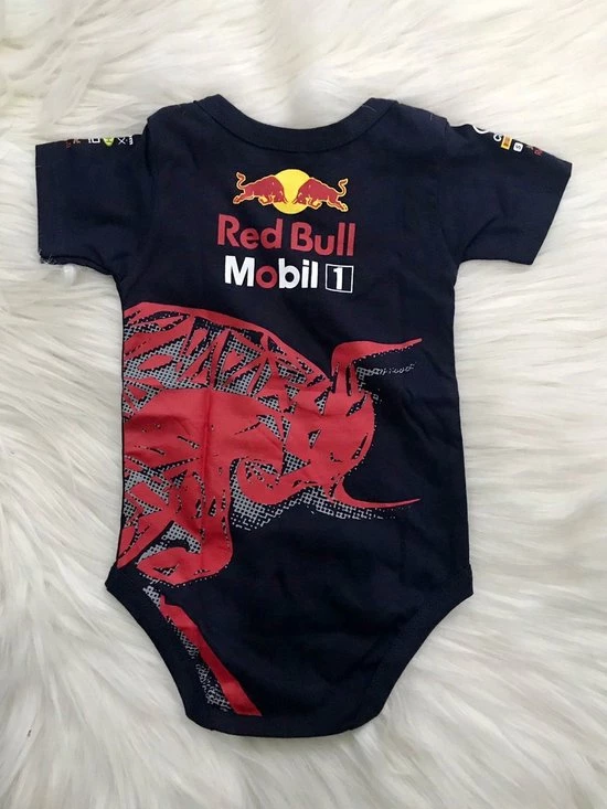 Merkloos New Limited Edition F1 RedBull Racing Romper Verstappen 1 Season 2022/2023 Jersey 100% Cotton | Size M | EU74/80 5 Merkloos New Limited Edition F1 RedBull Racing Romper Verstappen 1 Season 2022/2023 Jersey 100% Cotton | Size M | EU74/80 - Afbeelding 3