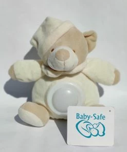 Kogler Beer Knuffel - Nachtlampje Kinderen - Led - Batterij - Multi Color - Baby Safe 24x25cm