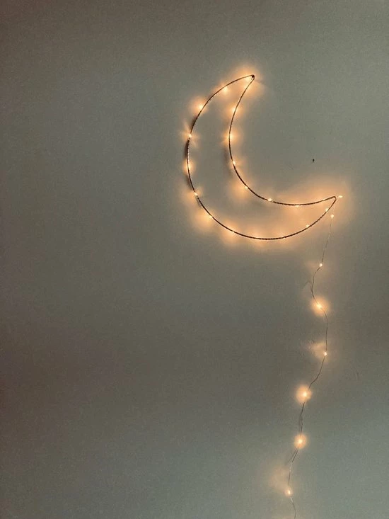 My-Sunshine Maanlampje - Zilver - Draadlamp Op Batterijen - Verlichting Babykamer - Kinderkamer - Lichtslinger - Draadlampje - Lichtsnoer 3 My-Sunshine Maanlampje - Zilver - Draadlamp Op Batterijen - Verlichting Babykamer - Kinderkamer - Lichtslinger - Draadlampje - Lichtsnoer