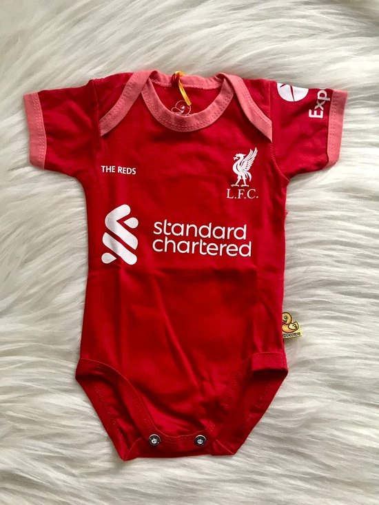 Merkloos New Limited Edition Liverpool Romper Home Jersey 100% Cotton | Size S | Maat 62/68 3 Merkloos New Limited Edition Liverpool Romper Home Jersey 100% Cotton | Size S | Maat 62/68
