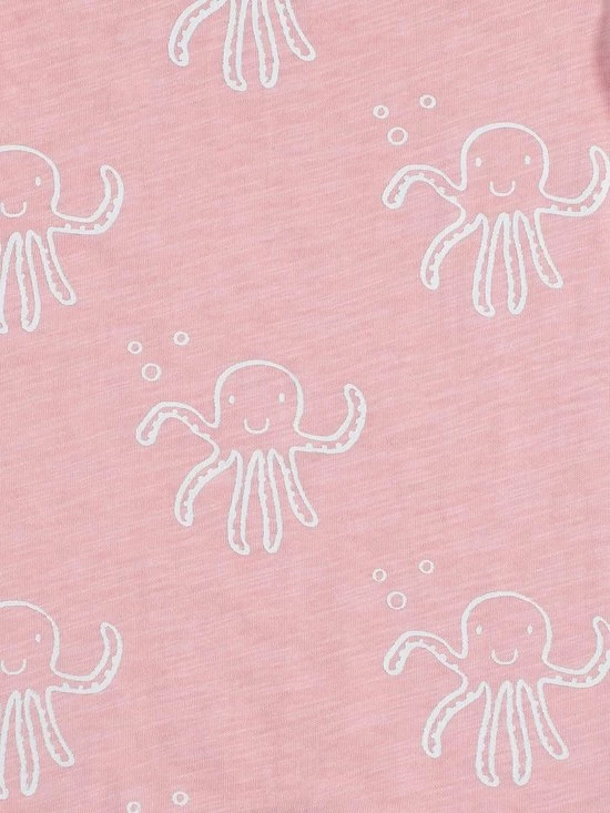 Jollein Rompertje Met Korte Mouw Octopus Pink Met Witte Print – Maat 50/56 - Biologisch Katoen Met Elastaan 7 Jollein Rompertje Met Korte Mouw Octopus Pink Met Witte Print – Maat 50/56 - Biologisch Katoen Met Elastaan - Afbeelding 5