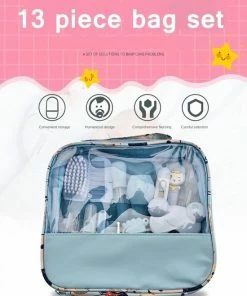 SCHEF MAN 13-in-1 Baby Verzorgingsset | Manicureset | Babyshower | Kraamcadeau - Blauw -Sophie Shop 550x734 1