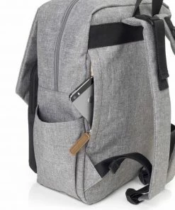 Babymel Luiertas Rugzak/rugtas George Grey/Black -Sophie Shop 550x735 5