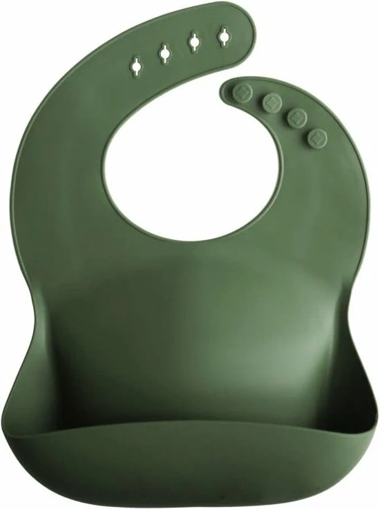 Mushie Siliconen Baby Slabbetje Met Opvangbakje | Silver Sage | BPA Ftalaatvrij| Afwasbaar 7 Mushie Siliconen Baby Slabbetje Met Opvangbakje | Silver Sage | BPA Ftalaatvrij| Afwasbaar - Afbeelding 5