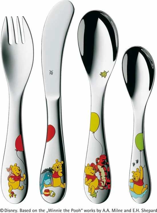 WMF Kids Kinderbestekset - 4-delig - Disney Winnie The Pooh 3 WMF Kids Kinderbestekset - 4-delig - Disney Winnie The Pooh