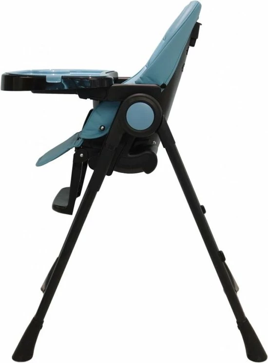 Ding Laze Kinderstoel - Blauw - Inklapbaar - Incl. Tafelblad En Veiligheidsriempje 26 Ding Laze Kinderstoel - Blauw - Inklapbaar - Incl. Tafelblad En Veiligheidsriempje - Afbeelding 24