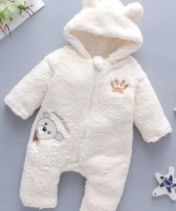 Budino Luxe Baby Pyjama Romper Onesie Dear Beer Dier - Bruin - 6 Mnd 18 Budino Luxe Baby Pyjama Romper Onesie Dear Beer Dier - Bruin - 6 Mnd -Sophie Shop 550x748