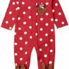 Merkloos Kerstpakje - Kerst Babykleding - Kerst Babyromper - Rood - Romper - Kerstkleding - Kinderpakje - Kerst - Jongens - Meisjes -Sophie Shop 550x748 3