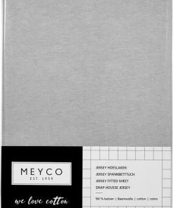 Meyco Jersey Hoeslaken Juniorbed - Lichtgrijs - 70x140/150cm -Sophie Shop 550x752 5