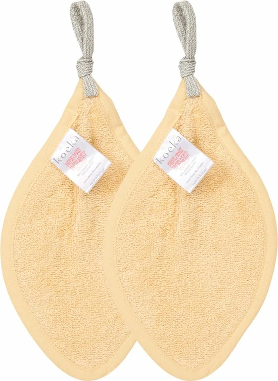 Koeka Speendoekje 2-pack Dijon Organic - Lichtgeel 4 Koeka Speendoekje 2-pack Dijon Organic - Lichtgeel - Afbeelding 2