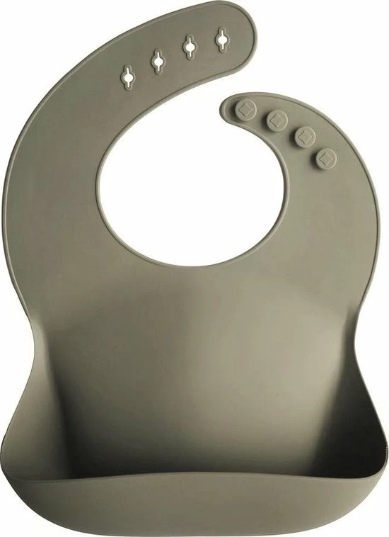 Mushie Siliconen Baby Slabbetje Met Opvangbakje | Silver Sage | BPA Ftalaatvrij| Afwasbaar 3 Mushie Siliconen Baby Slabbetje Met Opvangbakje | Silver Sage | BPA Ftalaatvrij| Afwasbaar