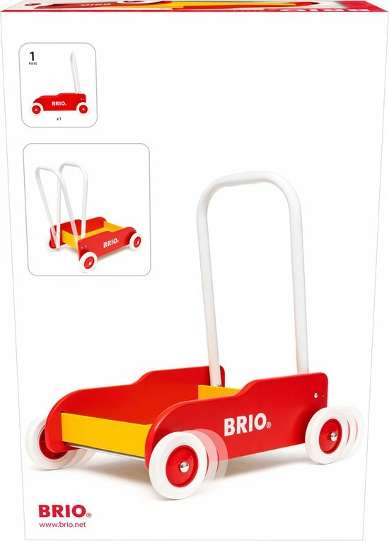 BRIO Geel/rode Loopwagen - 31350 12 BRIO Geel/rode Loopwagen - 31350 - Afbeelding 10