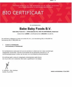 Babe Mix Box 6 Smaken - Biologische Culinaire Babyhapjes Vanaf 8 Tot 36 Maanden - 6x200 Gram Babyvoeding- Winnaar Baby Innovation Award 2022 Beste Babyvoeding 2022 -Sophie Shop 550x769 4