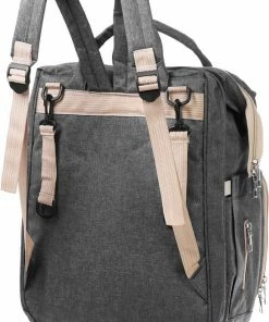 INSMA Luiertas Rugzak - Luiertassen Met Babybed - Luiertas Met Wieg - Luiertas Verzorgingstas Met Babybedje - Verzorgingsrugzak - Grijs -Sophie Shop 550x780 1