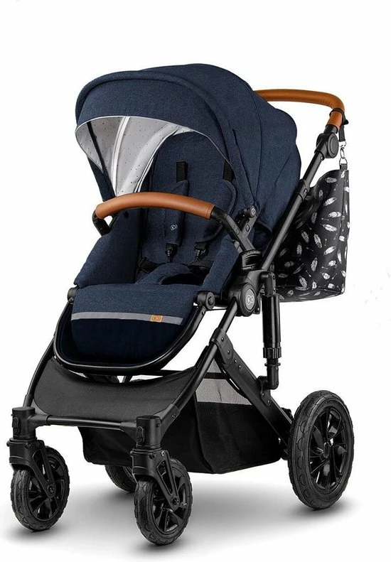 Kinderkraft Kinderwagen Prime 3 In 1 Deep Navy (incl. Autostoel) 7 Kinderkraft Kinderwagen Prime 3 In 1 Deep Navy (incl. Autostoel) - Afbeelding 5